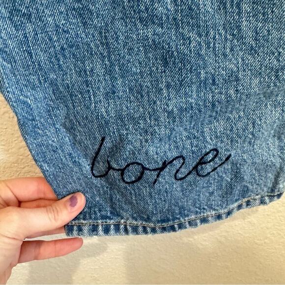 Rag & Bone X Boyfriend Embroidered Jeans Women's 30 Distressed Streetwear Boho - Picture 13 of 14